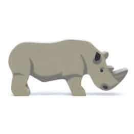 rhinocéros en bois