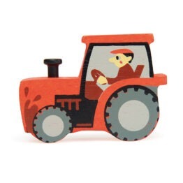 tracteur en bois