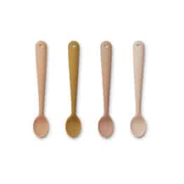 cuillères silicone rose