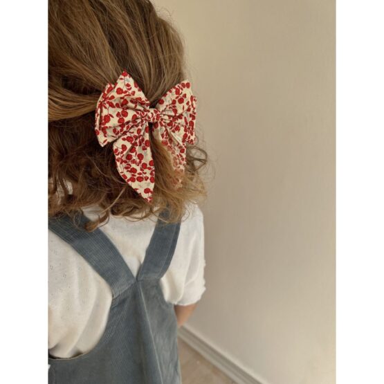Barrette - Motif Espalier Rouge - Konges Sløjd