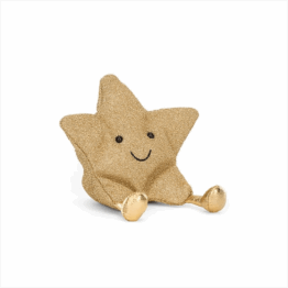 un doudou étoile doré