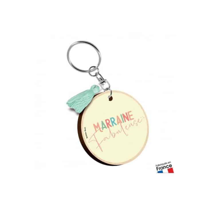 Un porte clés marraine fabuleuse