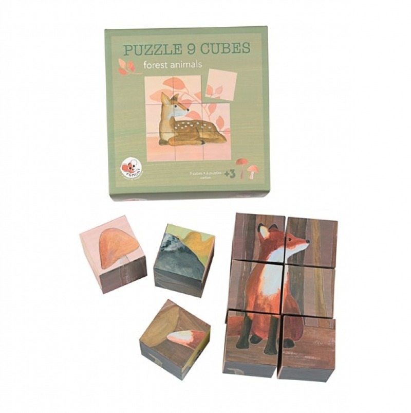 Puzzle cubes forêt de la marque egmont