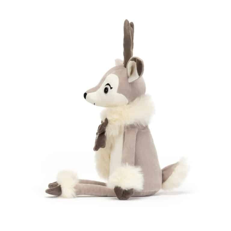 doudou joy le renne de profil