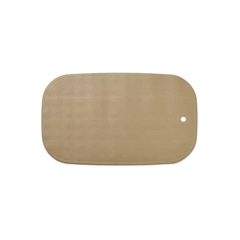 Un tapis de bain sable