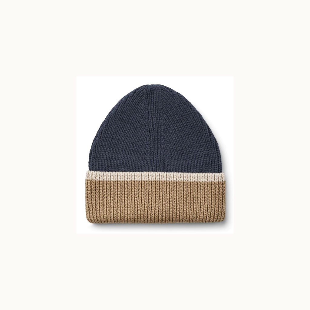 un bonnet ezra bleu nuit Liewood