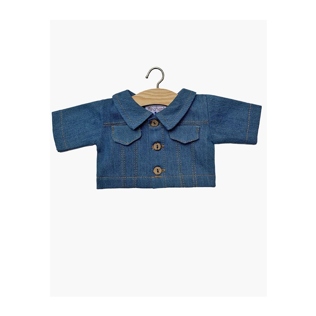 Blouson en jean jimmy poupées minikane