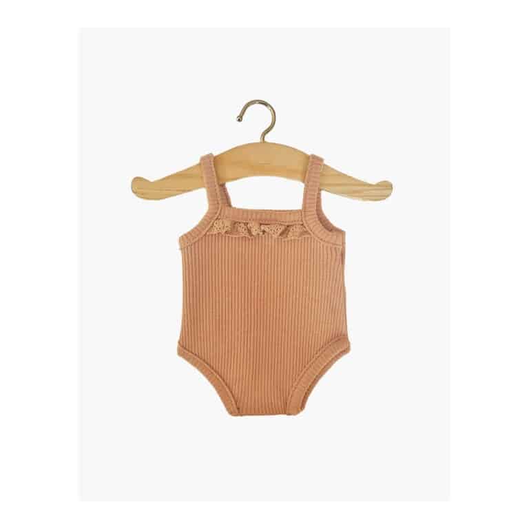 Un body sans manches avec de la dentelle Minikane