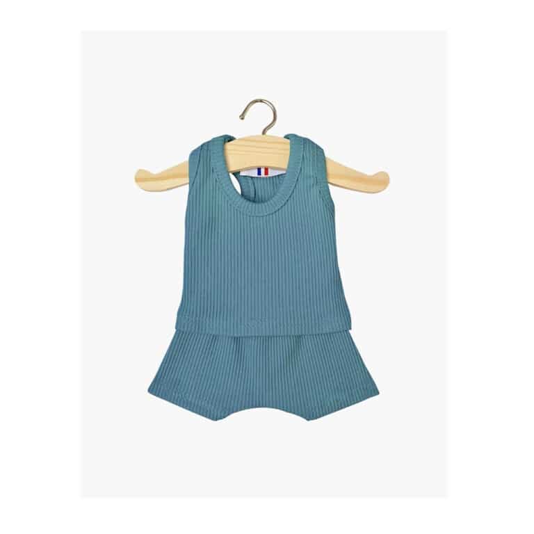 Des dessous côtelés pour les poupées minikane