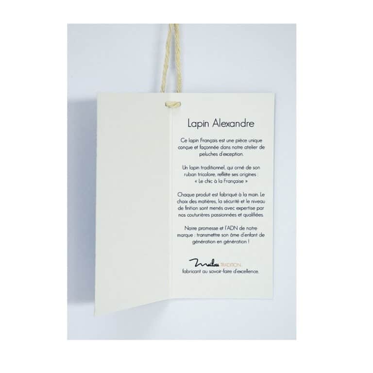 certficat fabrication française mailou