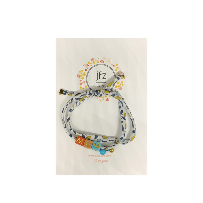 Un bracelet liberty floriana vert de gris de la marque JFZ