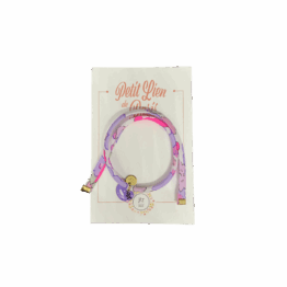 Un bracelet liberty betsy violet fluo oiseau