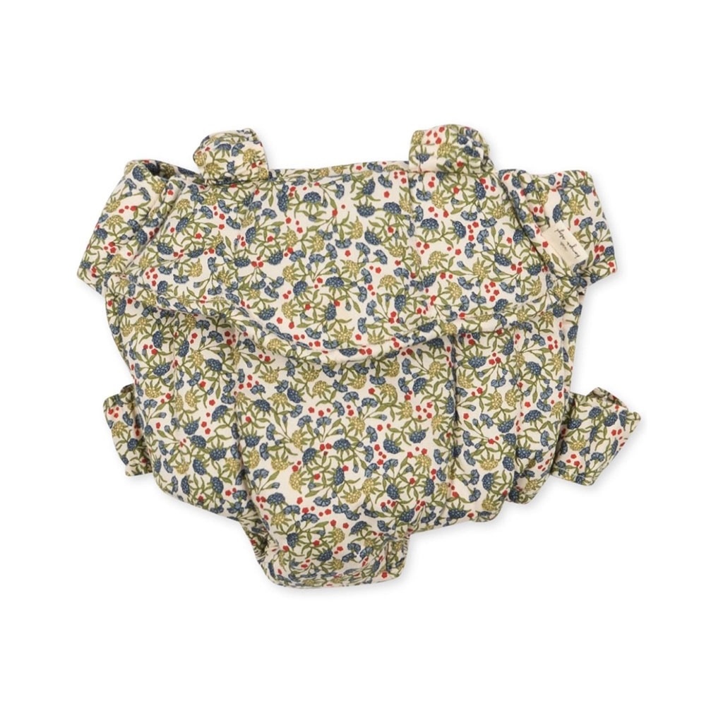 porte poupée avec des motifs fleuris jardin de fleurs de la marque konges sloejd