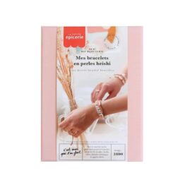 kit bracelets en perles heishi, vue de face sur fond blanc