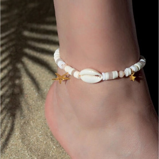 kit bracelets en perles heishi porté
