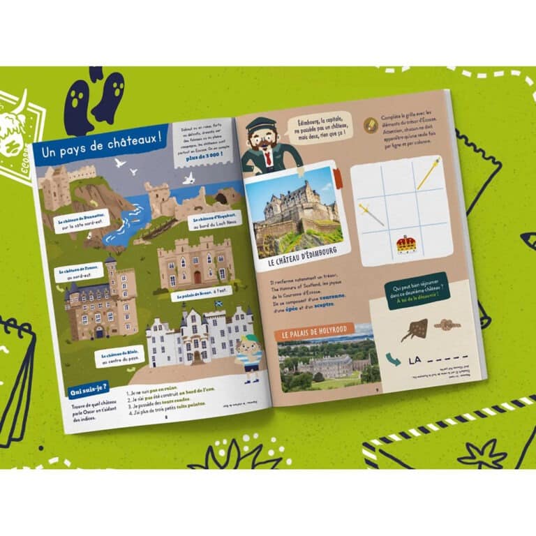 Carnet de voyage les mini mondes sur l'écosse