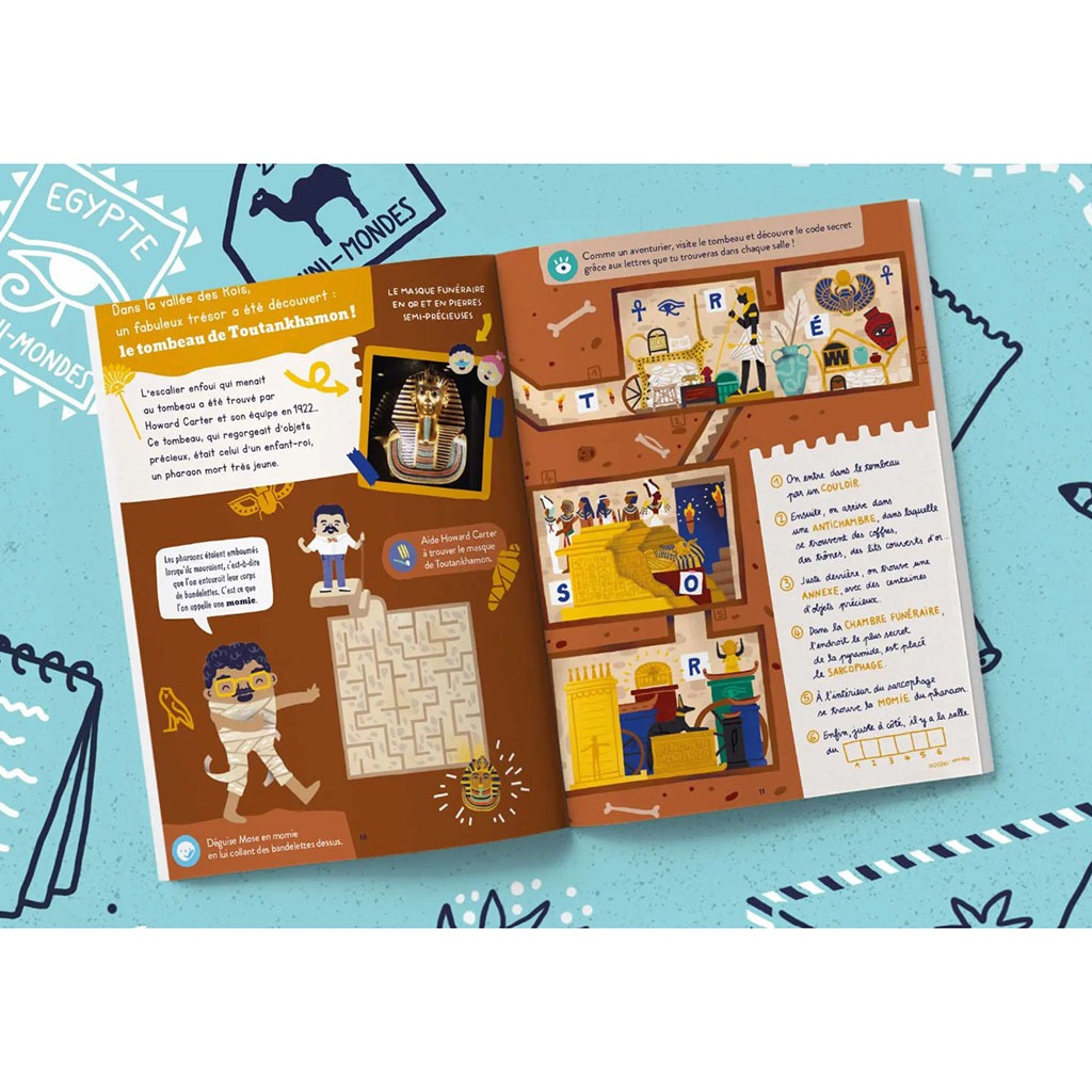 carnet de voyage les mini mondes en Egypte