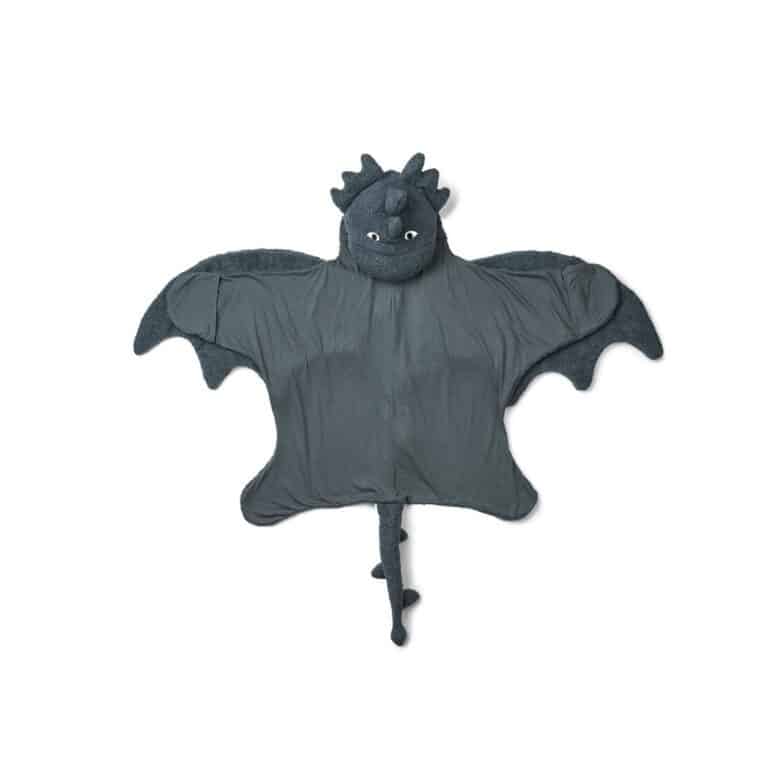 Déguisement Dragon Rouge Et Noir Enfant (combinaison Avec Capuche) Chez