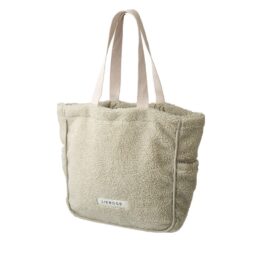 Un sac tote bag en sherpa de la marque liewood