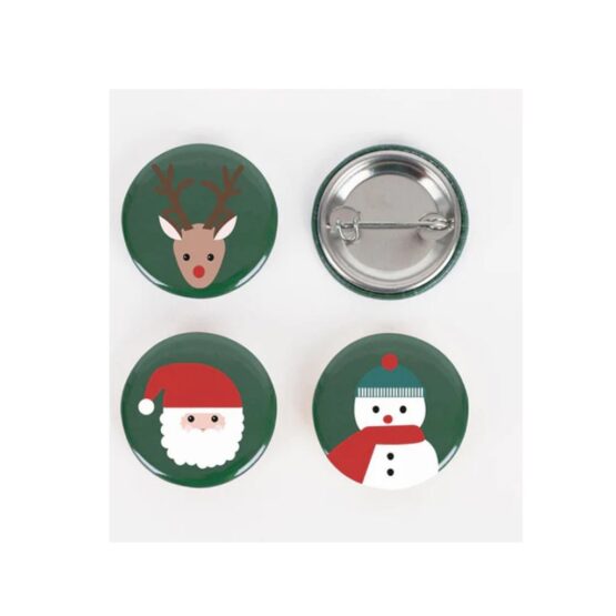 Un badge sur le thème de Noël my little day