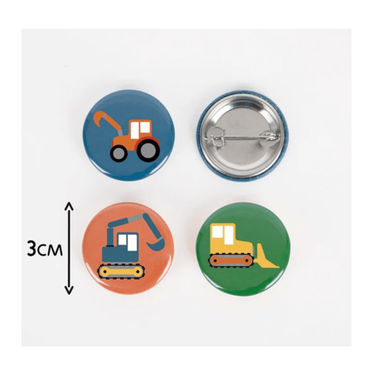 badge chantier my little day sur fond blanc