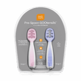 NumNum pre cuillère d'apprentissage Rose et violet