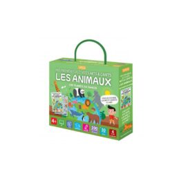 Un coffret d'activités sur les animaux de la marque sassi