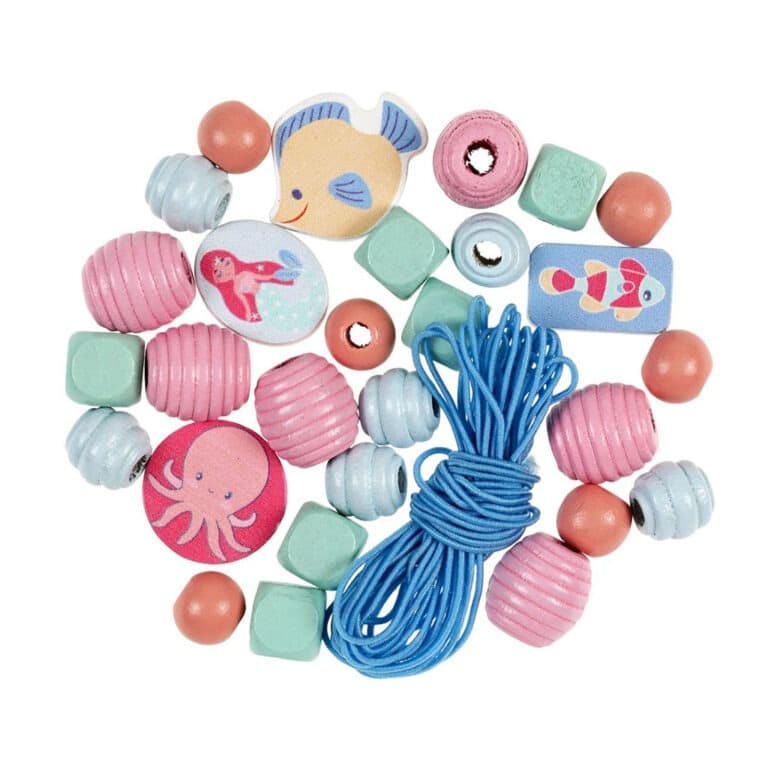 kit perles bois sirènes