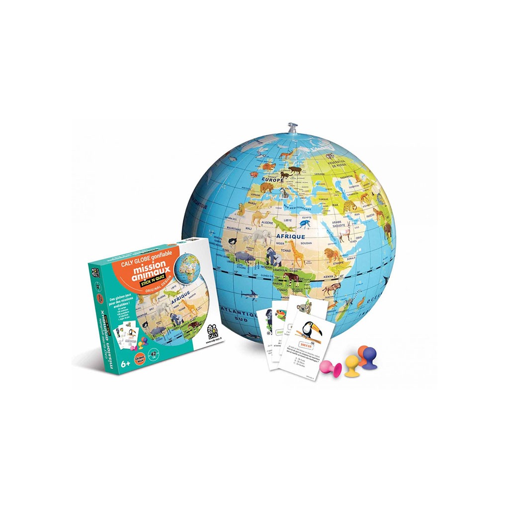 Petits Voyageurs 30 Cm - Globe Terrestre Gonflable - Jeu Educatif