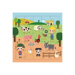 carte puzzle ferme