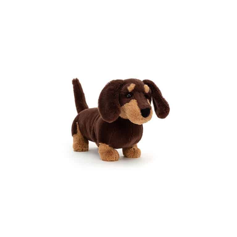 doudou chien saucisse, peluche race chien basset, peluche chien saucisse, doudou chien, peluche jellycat dog, dog plushies, Otto Jellycat, Otto Sausage Dog, sausage dog baby, gift baby birth