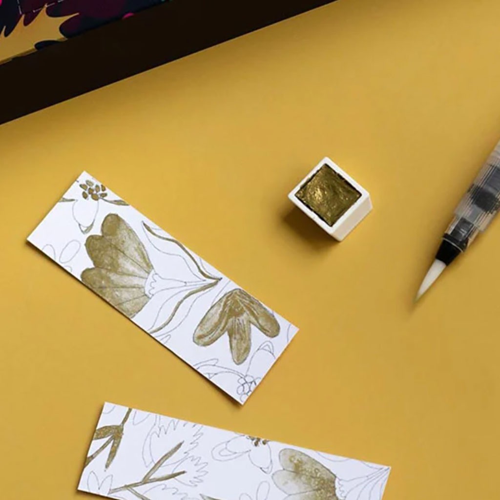 encre de chine doré