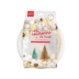 Couronne de noël doré