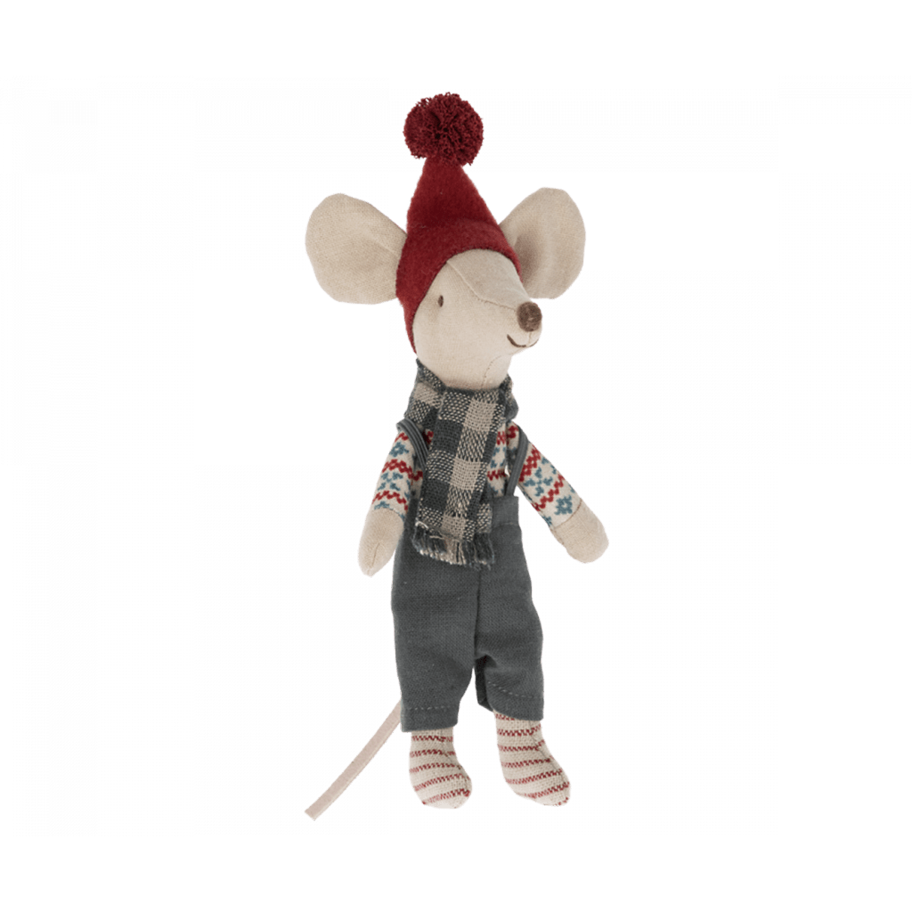 souris de noël debout maileg