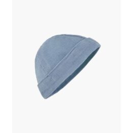 bonnet en milleraie bleu poupée minikane