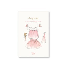 carte joyeux anniversaire costume de fée