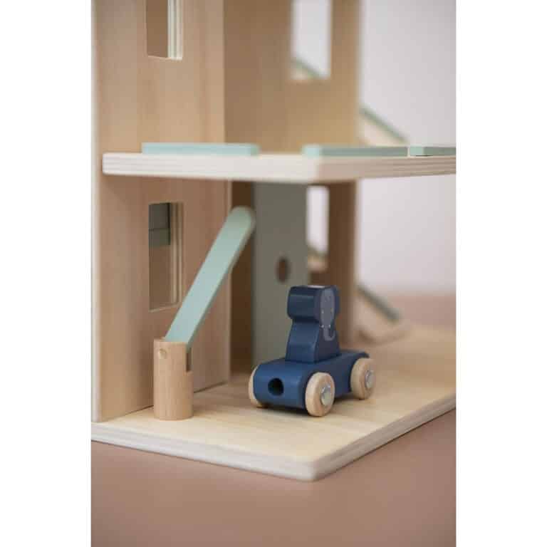 garage en bois vue barrière