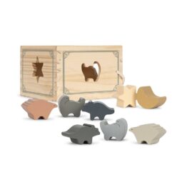 boîte à formes dinosaures