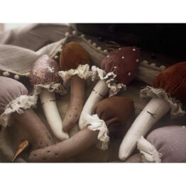 guirlande champignons rose