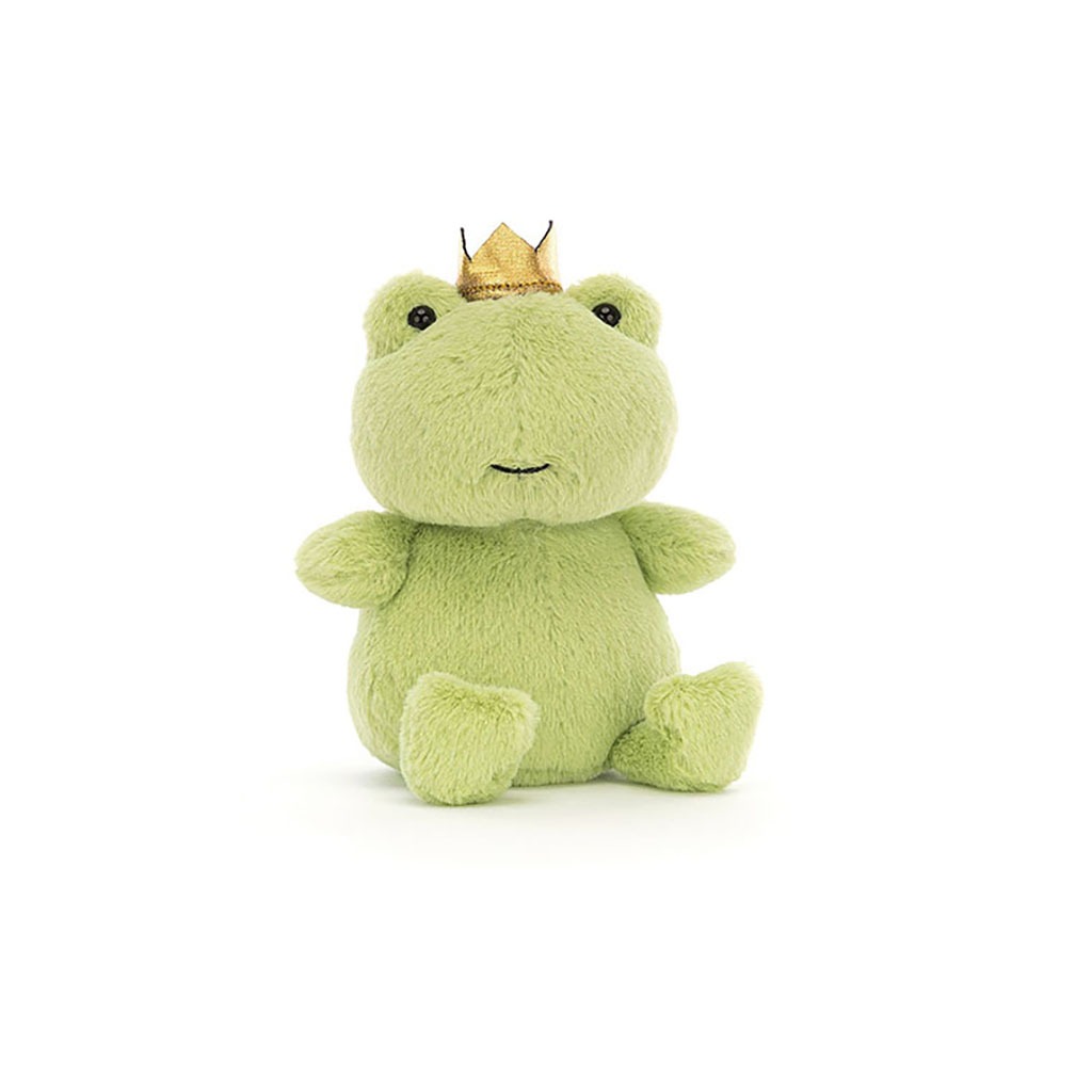 Doudou grenouille verte de la marque jellycat