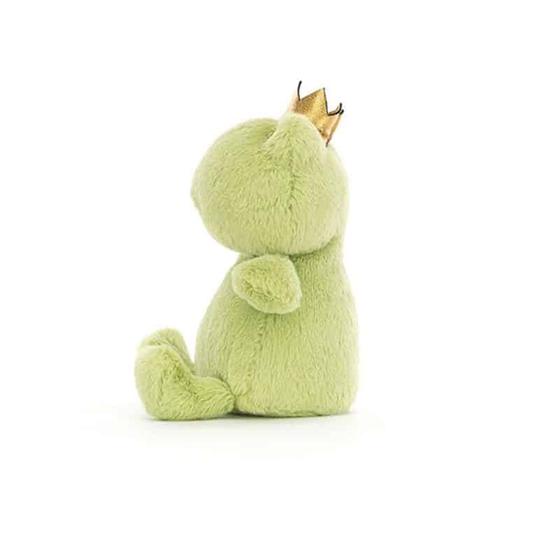 Doudou grenouille verte de la marque jellycat