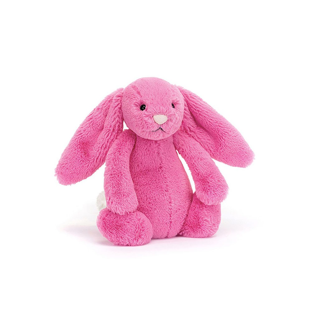 Doudou Lapin - Rose Fluo - Jellycat - Little marmaille