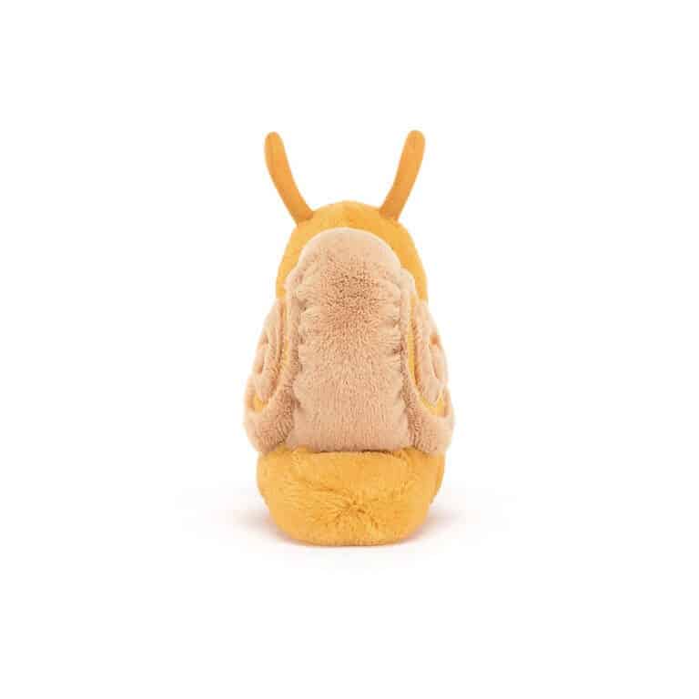 Sandy l'escargot des chez jellycat est tout doux