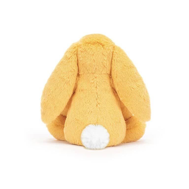 Doudou lapin jaune soleil de la marque jellycat