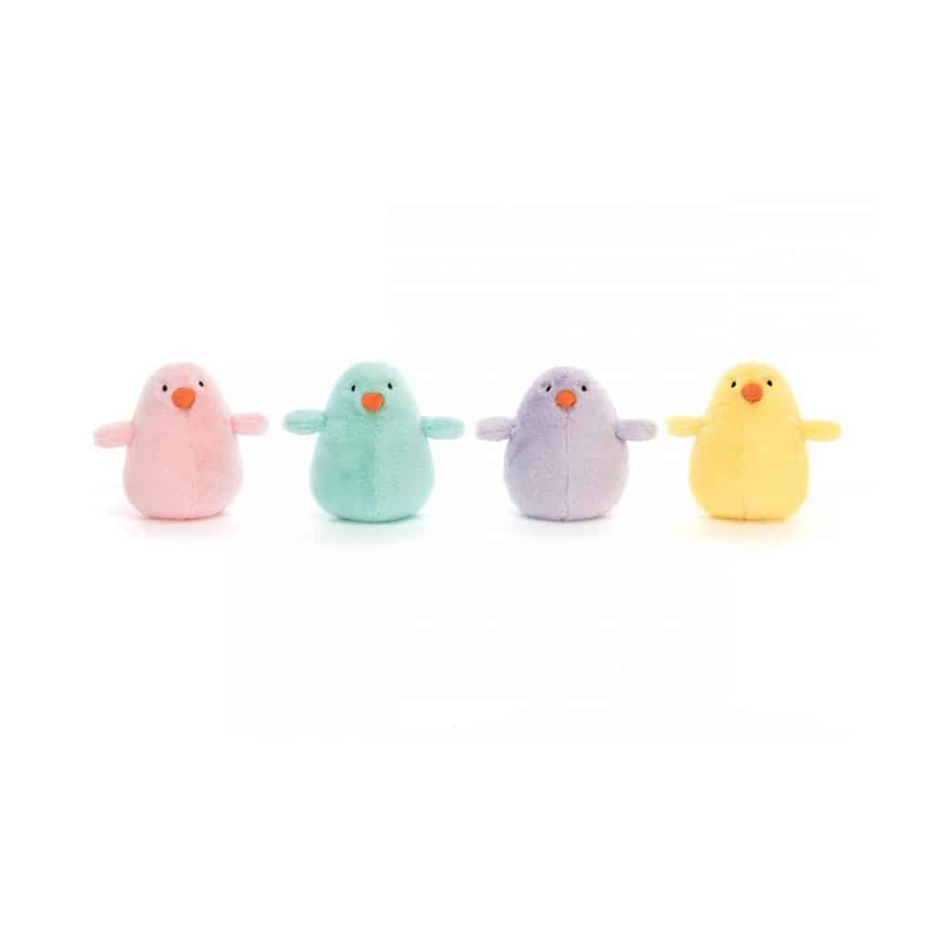 Mini doudou poussin de chez jellycat