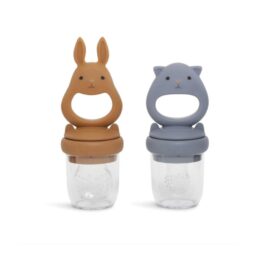 lot de 2 grignoteuses lapin et chat de la marque konges