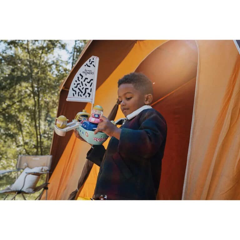 Le coffret complet des mini mondes avec le trimaran