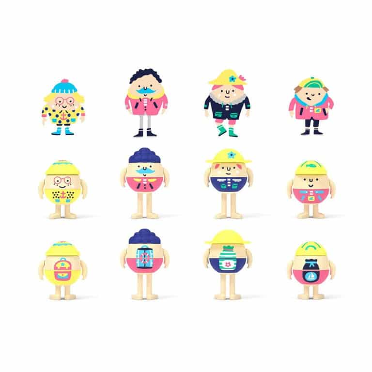 Le coffret complet des mini mondes avec le trimaran