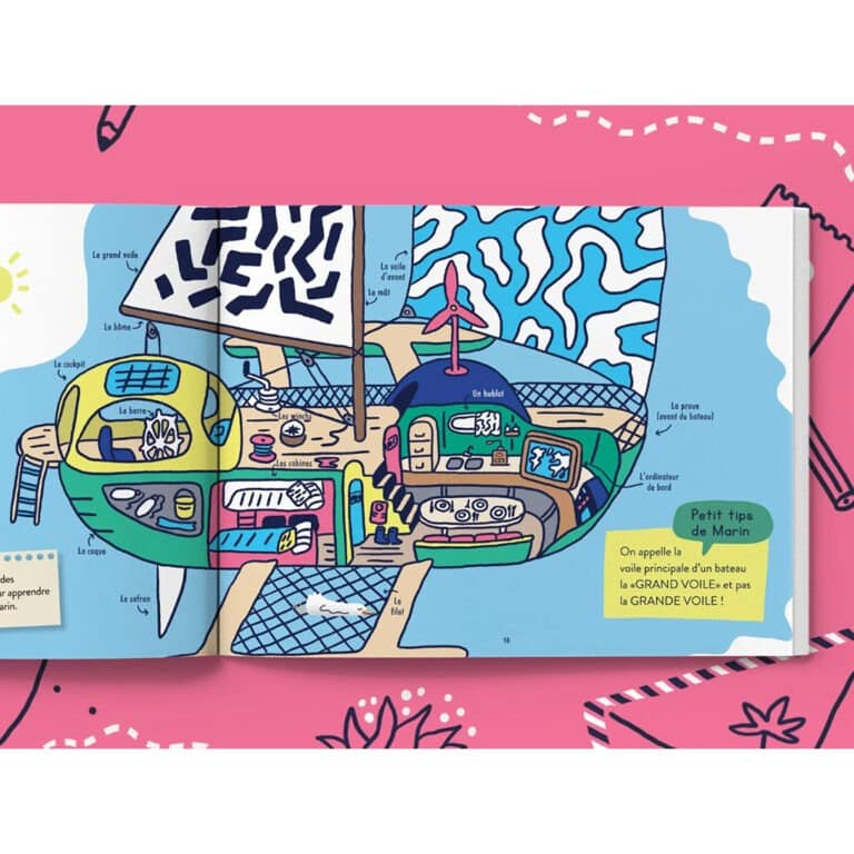 Le coffret complet des mini mondes avec le trimaran