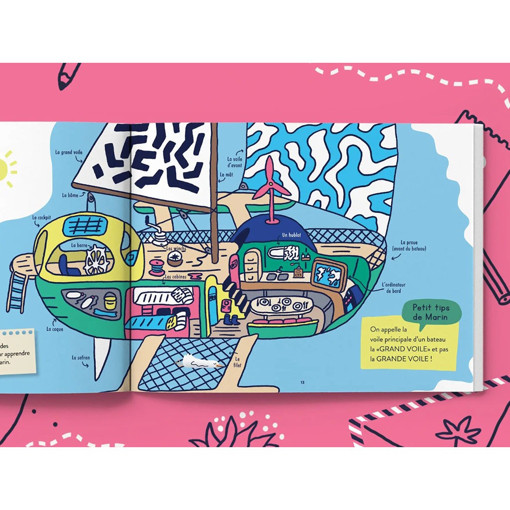 Le coffret complet des mini mondes avec le trimaran